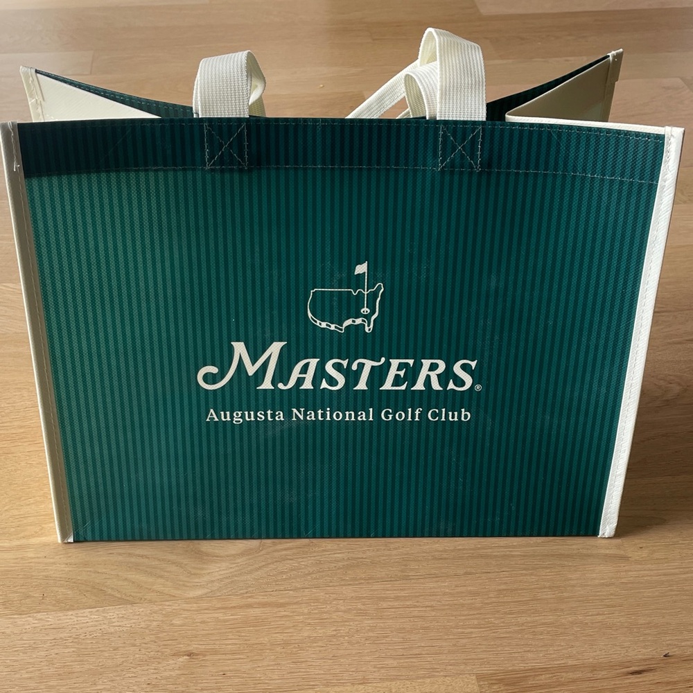 Masters Green and White Augusta Tote Bag